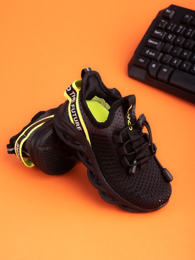 Buty sportowe dziecięce Vico materiałowe czarne